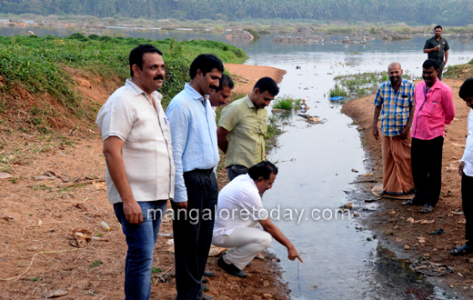 drainage water flowing to nethravathi river